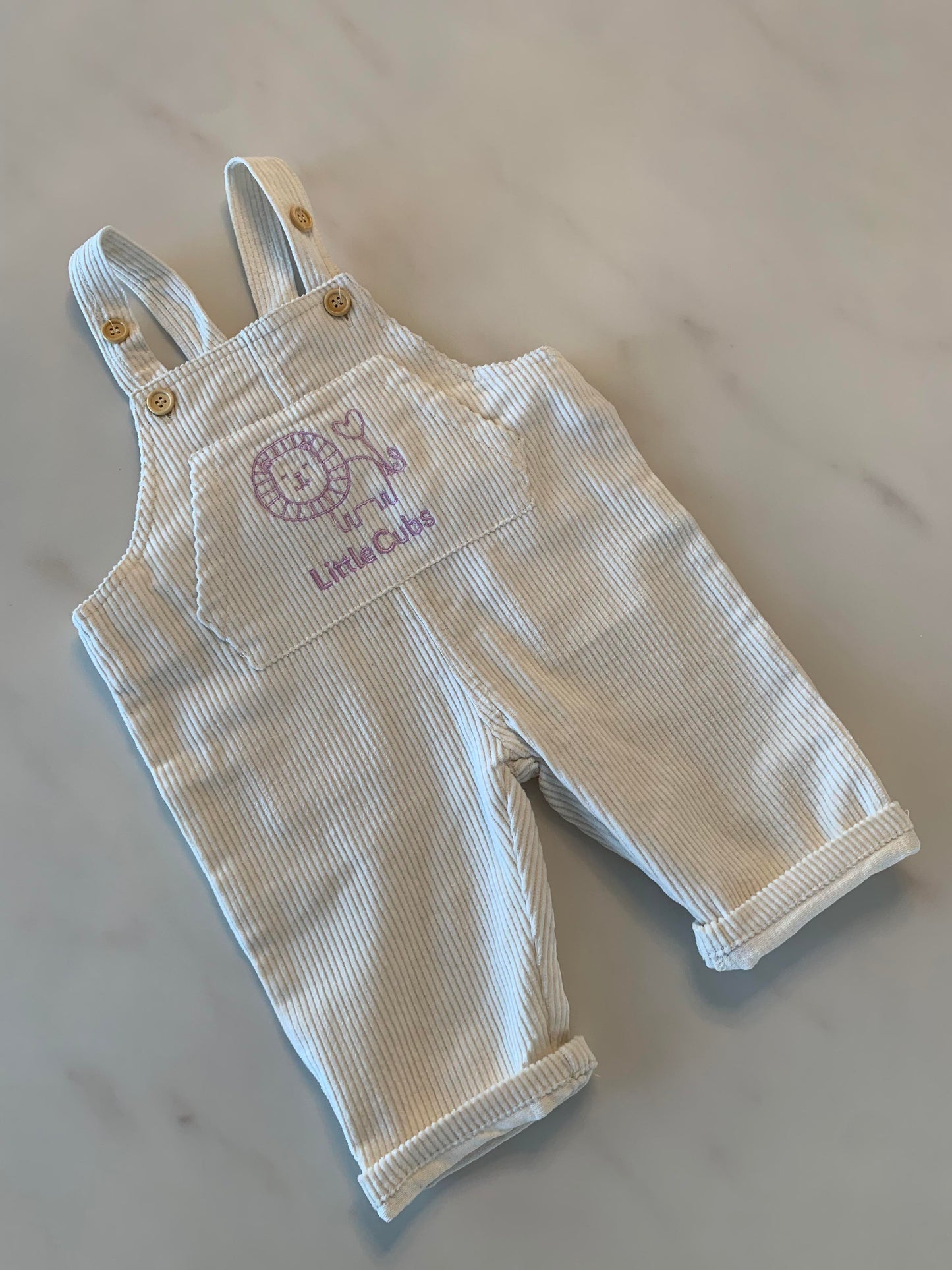 Oversized Corduroy Overalls