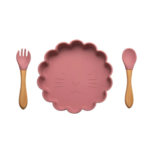 Hungry Little Cubs Plate & Utensil Set