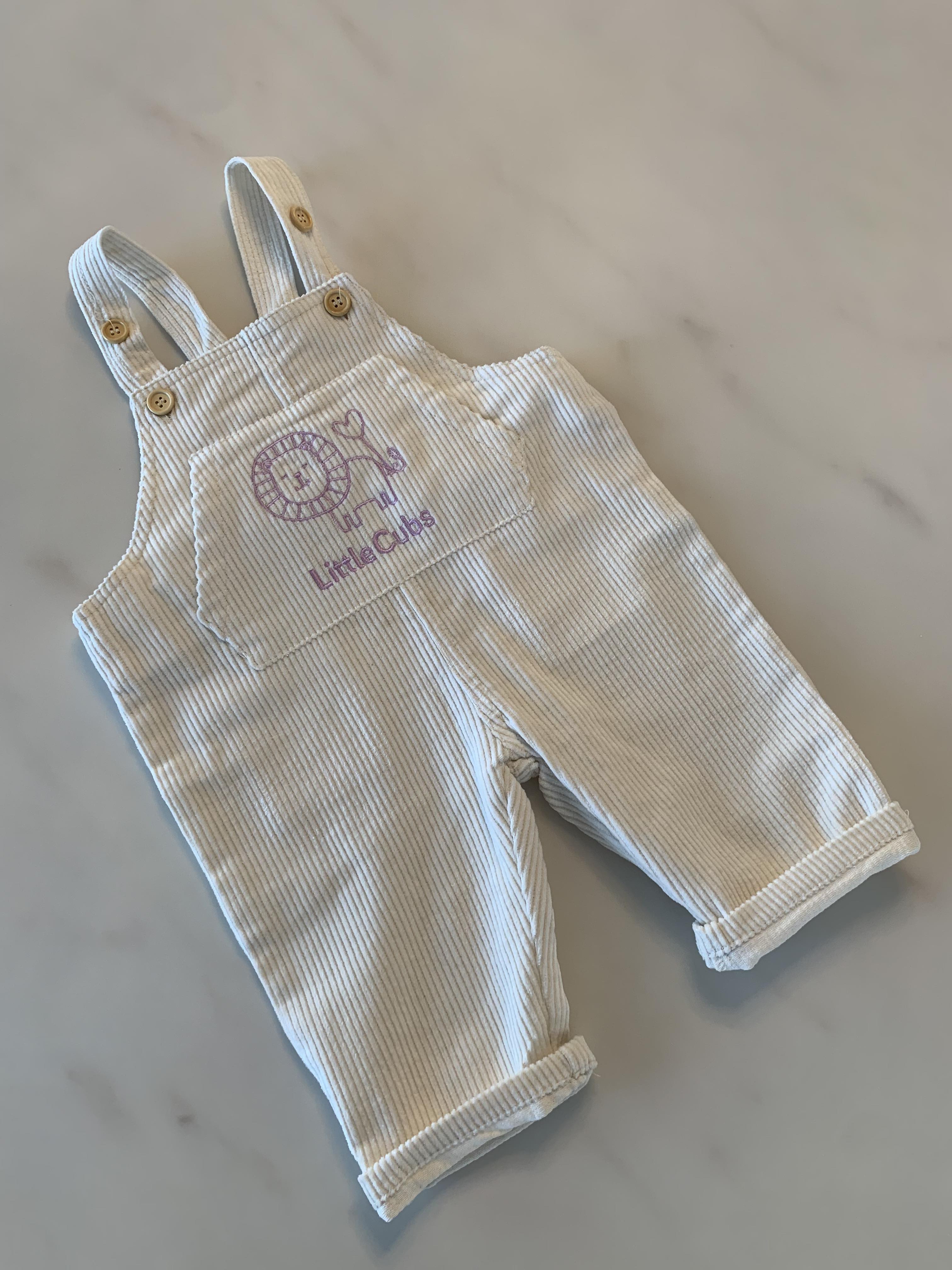 Oversized Corduroy Overalls