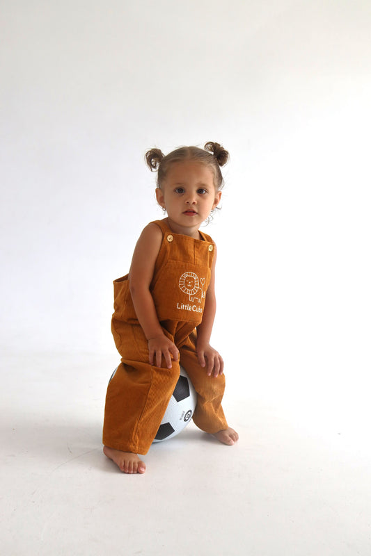 Oversized Corduroy Overalls